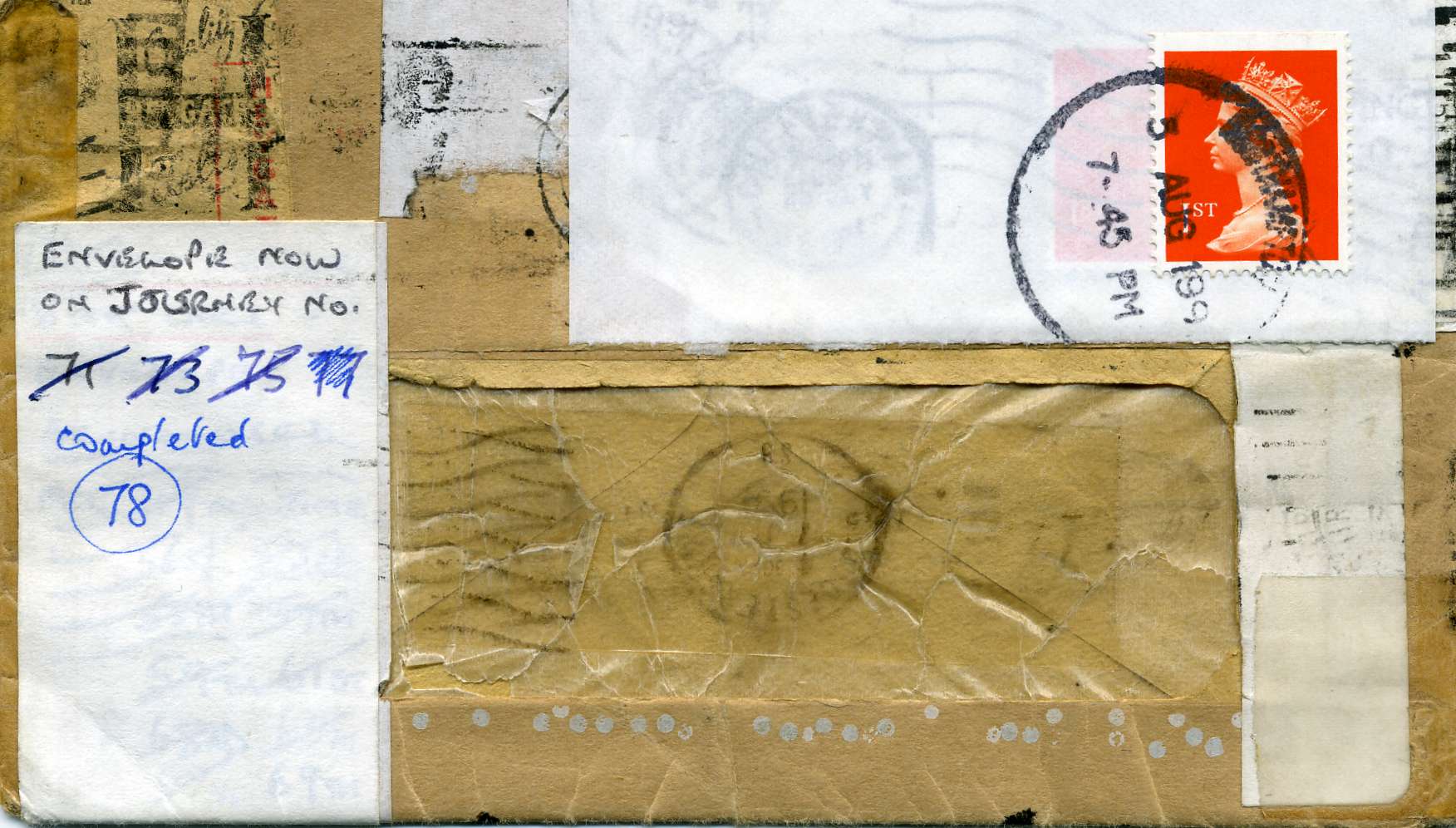 Photo of the envelope