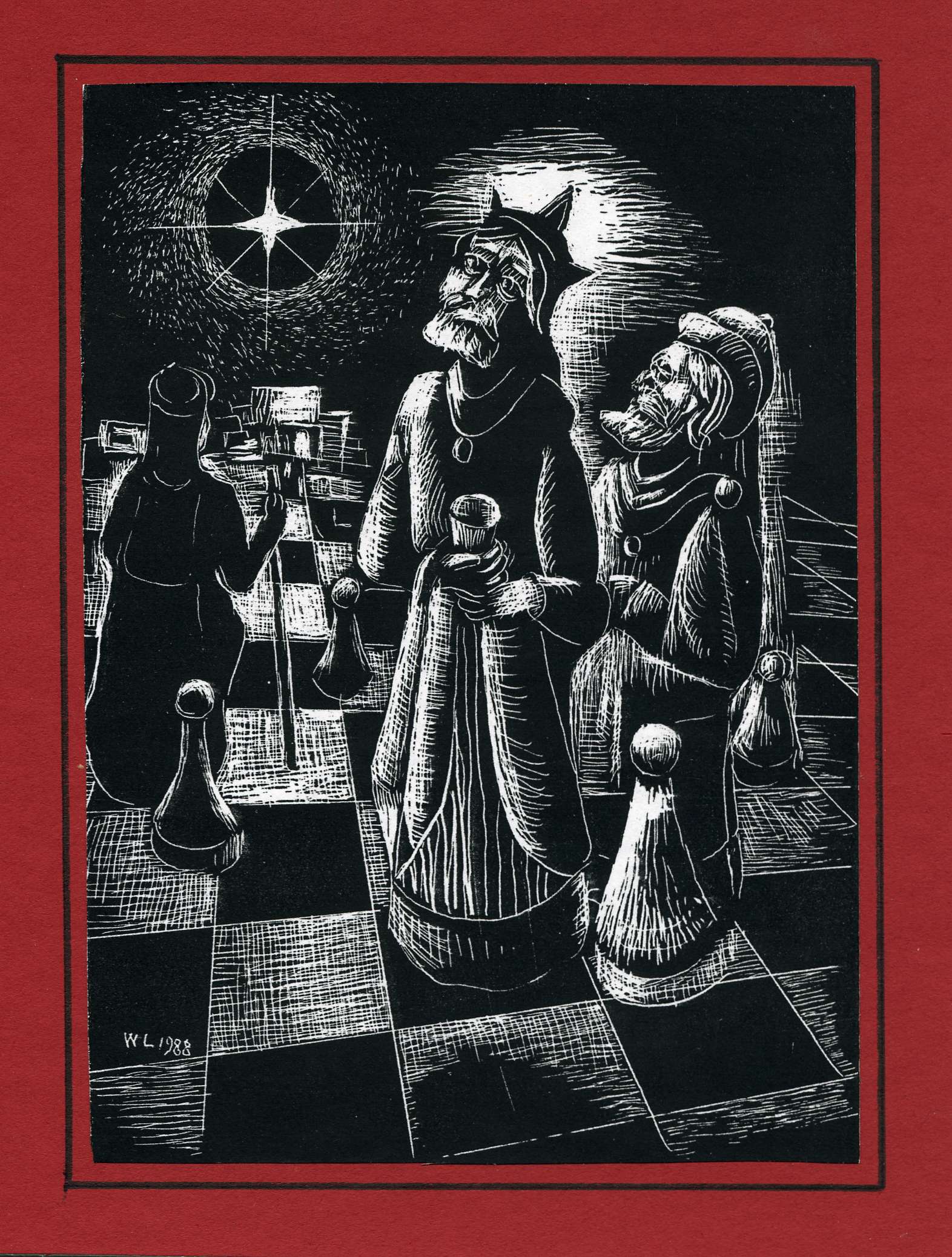 Chess Christmas card