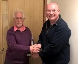 Stan receiving Charters Trophy